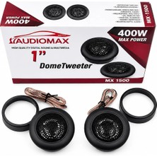 Audiomax Tweeter 5cm - 400W Tiz - Audiomax 5cm Kapı ve Direk Tweeter
