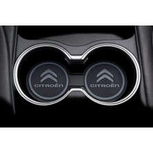 YSN Sounds Citroen Araç Bardaklık Altlığı , Citroen Şişe ve Bardak Altlığı, Citroen Logolu Oto Bardaklık Altlığı