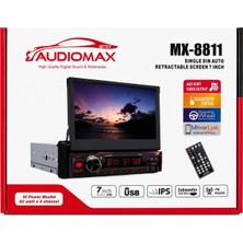 Audiomax Indash Teyp – Audiomax MX-8811 Indash Kızaklı Ekranlı Teyp – Park Kameralı