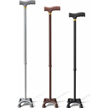 Armüz Metal 4 Ayaklı Ayarlanabilir Destek Bastonu - T Saplı ALK5488