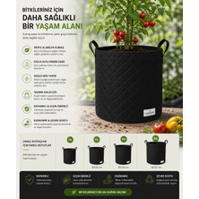 5`li 19L Kumaş Saksı