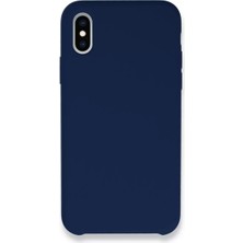 Sora Home Newface Apple iPhone Xs Max Kılıf Lansman Legant Silikon - Lacivert