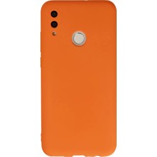 Sora Home Newface Huawei P Smart 2019 Kılıf Nano Içi Kadife Silikon - Turuncu