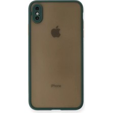 Sora Home Newface Apple iPhone Xs Max Kılıf Montreal Silikon Kapak - Yeşil