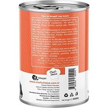 Chef's Choice Köpek Yaş Mama, Yetişkin, Somon, Balkabağı, 400 G