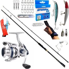 Okuma Aria 4000 270CM 8-42GR Oslo Zen Pro Rapala Maket Balık Spin Olta Takımı Seti