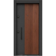 HOMECONOM C7700 Çelik Kapı - Laminox - Sağ Yön