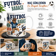 Tişört Kodu Futbol Babası Baskılı Porselen Kupa – Eğlenceli Taraftar Baba Kupası