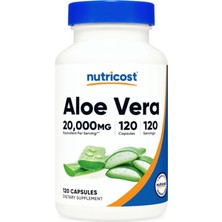 Nutricost (Özelsporcugıdaların'dan !!) Aloe Vera Extract 120 Capsules.