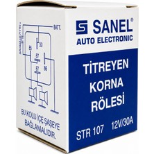 Sanel 12V Titreyen Korna Rolesi Titretici Kesici Role Universal Korna Modülü