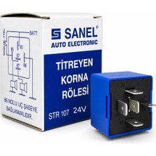 Sanel 24V Titreyen Korna Rolesi Titretici Kesici Role Universal Korna Modülü