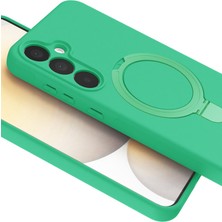 Erdo Ticaret Galaxy A55 5g Regal Magsafe Standlı Kapak - Yeşil
