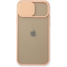 Erdo Ticaret iPhone 11 Pro Kılıf Palm Buzlu Kamera Sürgülü Silikon - Pembe