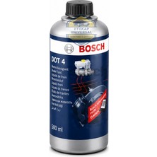 Bosch Dot 4 Fren Hidroliği 500 ml Yüksek Fren Yağı