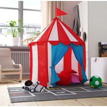 Ikea Cırkustält Çadır, Kırmızı-Beyaz, 100 cm