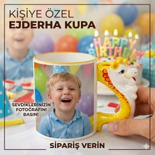 Best Hediye Sevimli Ejder Figürlü Kupa Bardak'lar Istenilenyazı Veya Resimle