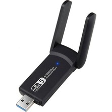 sbodurhome Kablosuz Wifi Alıcı AC1300 Mbps Dual Band USB 3.0 Adaptör