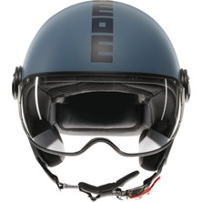 Momo Desing Momodesign Fgtr Classic Kask Mono Matt Dusty Blue