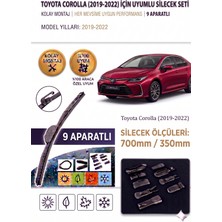 AutoBase Toyota Corolla Ön Cam Silecek Takımı 2019-2022