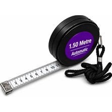 Albertos 1.50 Metre Otomatik Mezura cm Inch Çift Taraflı Askılı Terzi Mezurası