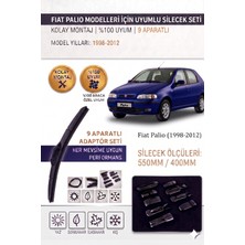 AutoBase Fiat Palio Ön Cam Silecek Takımı 1998-2012