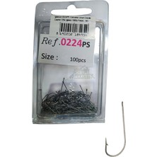 İğnesan Iğnesan 0224PS Galvaniz Uzun Gövde Çapraz Olta Iğnesi 100LÜ Paket - No-4