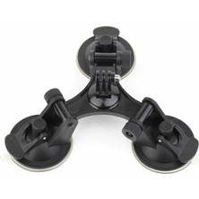 Gopro Hero 13 12 11 9 8 7 6 5 4 3 Aksiyon Kamerası Vantuzlu 3'lü Bağlantı Aracı Aparatı