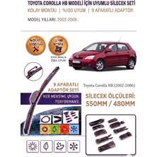 AutoBase Toyota Corolla Hb Ön Cam Silecek Takımı 2002-2006
