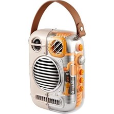 Spark Pro 80W Çift Mikrofonlu Kablosuz Bluetooth Hoparlör, Taşınabilir Ses Bombası, Beyaz