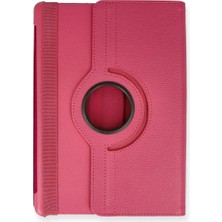 Colezium Huawei Mediapad T5 10 Kılıf 360 Tablet Deri Kılıf - Pembe