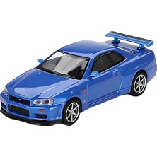 Senka Mini Gt 1/64 Nissan Skyline Gt-R (R34) V-Spec Bayside Blue