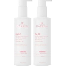 Rose Series Tüm Ciltler Gül Mayası Glycolic Acid Hassas Yüz Yıkama Jeli 200 ml (2 Paketi)
