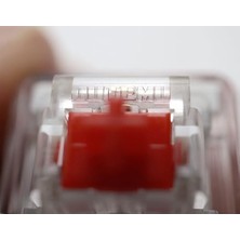 Outemu Blue ve Red Mavi ve Kırmızı Mekanik Switch Tuş Atma Buton Test Anahtarlık Keycap