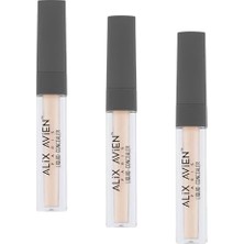 Likit Göz Altı Kapatıcısı - Orta Ten Soğuk Cilt Alt Tonu - Concealer 105 Rose (3 Paketi)