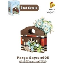 Panlos Boutıque Serisi Kahverengi Çanta Figürü 605 Parça Oyuncak Yapım Seti -FFP1080