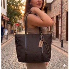 Aldorya Kumaş Shopper Omuz Çantası - Günlük Geniş El ve Kol Çantası
