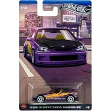 Die Grup Hot Wheels Temalı Arabalar Silver Serisi 99 Honda Cıvıc Type R (Ek9) JKX57