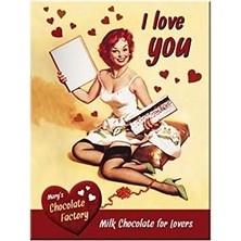 Art I You Chocolate Magnet