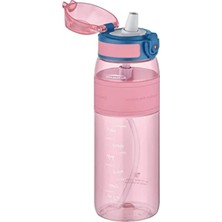 Die Grup 600 ml Isırılamaz Pipetli Su Matarası, Silikon Gövde ile