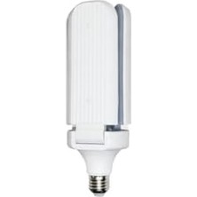 42 Watt 3 Kollu Pervane LED Ampul, Yüksek Güçlü Katlanabilir Fan Lamba, 6500K Beyaz Işık, 3250 Lümen, E27 Duy Standart, Garaj ve Geniş Salonlar Için LED Aydınlatma