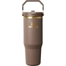 Die Grup Stanley The Iceflow Flip Straw 2.0 Tumbler 0.89L Pipetli Termos 10-13424-0225KAHVERENGI
