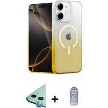 Marsilyan™- iPhone 11 Kılıf Eksen Minimal Özel Seri - Siyah Joko Magic 5d Cam + Raze Metal Kamera Lens - Mı
