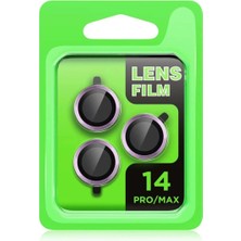 Colezium Iphone 14 Pro Raze Metal Kamera Lens - Gold