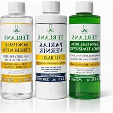 Die Grup Yağlı Boya Seti, Terebentin ve Vernik Dahil, 3 x 250 ml