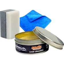 Die Grup 150 ml Seramik Wax, Takoz Cila Süngeri ve Mikrofiber Bez Hediye, 6 Ay Kalıcı