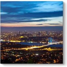 Istanbul Panorama Tablosu 80 x 80