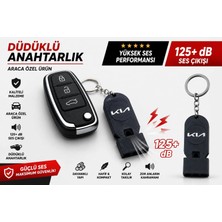 YSN Sounds Düdüklü Kia Anahtarlık , Kia Logolu Islık Çalan Araç Anahtarlık - Hediyelik Kia Araba Anahtarlığı