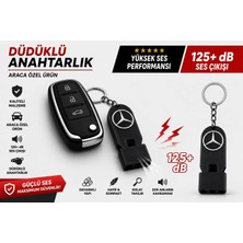 YSN Sounds Düdüklü Mercedes Anahtarlık , Mercedes Logolu Islık Çalan Araç Anahtarlık - Hediyelik Mercedes Araba Anahtarlığı