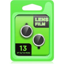 Colezium Iphone 13 Raze Metal Kamera Lens - Yeşil