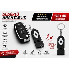 YSN Sounds Düdüklü Renault Anahtarlık , Renault Logolu Islık Çalan Araç Anahtarlık - Hediyelik Renault Araba Anahtarlığı
